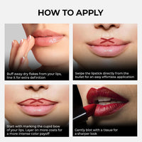 SOKU Censored Matte Long Lasting Lipstick for Women | Creamy Lipstick | Enriched with Jojoba Oil | Moisturising & Waterproof | Smooth Finish & Lightweight (Daring Darling 10) - 4.2g