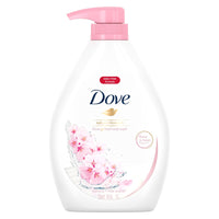 Dove Refreshing Sakura Blossom Body Wash with Himalaya Pink Salt for Replenished Skin, 1L