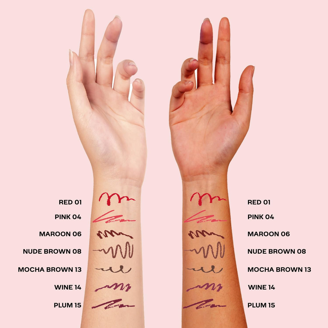 FACES CANADA Ultime Pro Lip Definer - Mocha Brown 13, 0.35g | Rich & Creamy Texture | Matte Finish | Fuller & Brighter Lips | Esily Blendable | Highly Pigmented | Waterproof & Smudgeproof