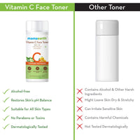 Mamaearth Vitamin C Glowing Skin Combo(Vitamin C - Face Wash 100ml + Toner 200ml)