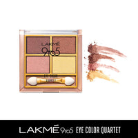 Lakmé 9 to 5 Eye Color Quartet Eye Shadow, Desert Rose, 7g