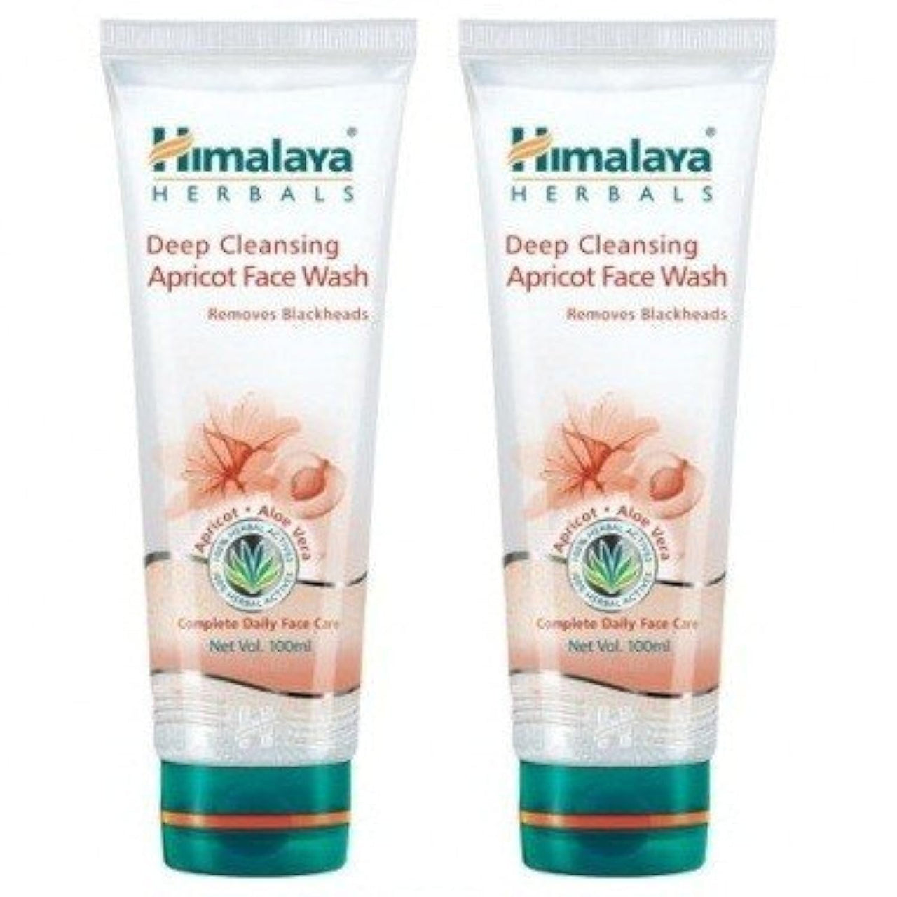 Himalaya Herbals Gentle Exfoliating Daily Face Wash, 100ml (Pack of 2)