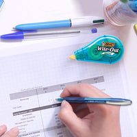 BIC Wite Out BIC BIC Brand Mini Correction Tape, 16.4 Feet, 6-Count Pack of white Correction Tape, Compact Tape Office or School Supplies
