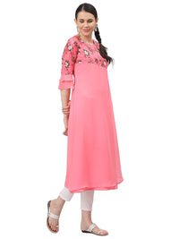 ALC Creation Women's  Crepe A-line Kurta