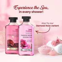 Dabur Gulabari Shower Gel-Himalayan Rose & Oudh - 250ml | Sensual Aroma | Luxurious body wash | Radiant Rose glow | No Parabens & Silicones | 99% Pure Glycerine | 100% soap free body wash