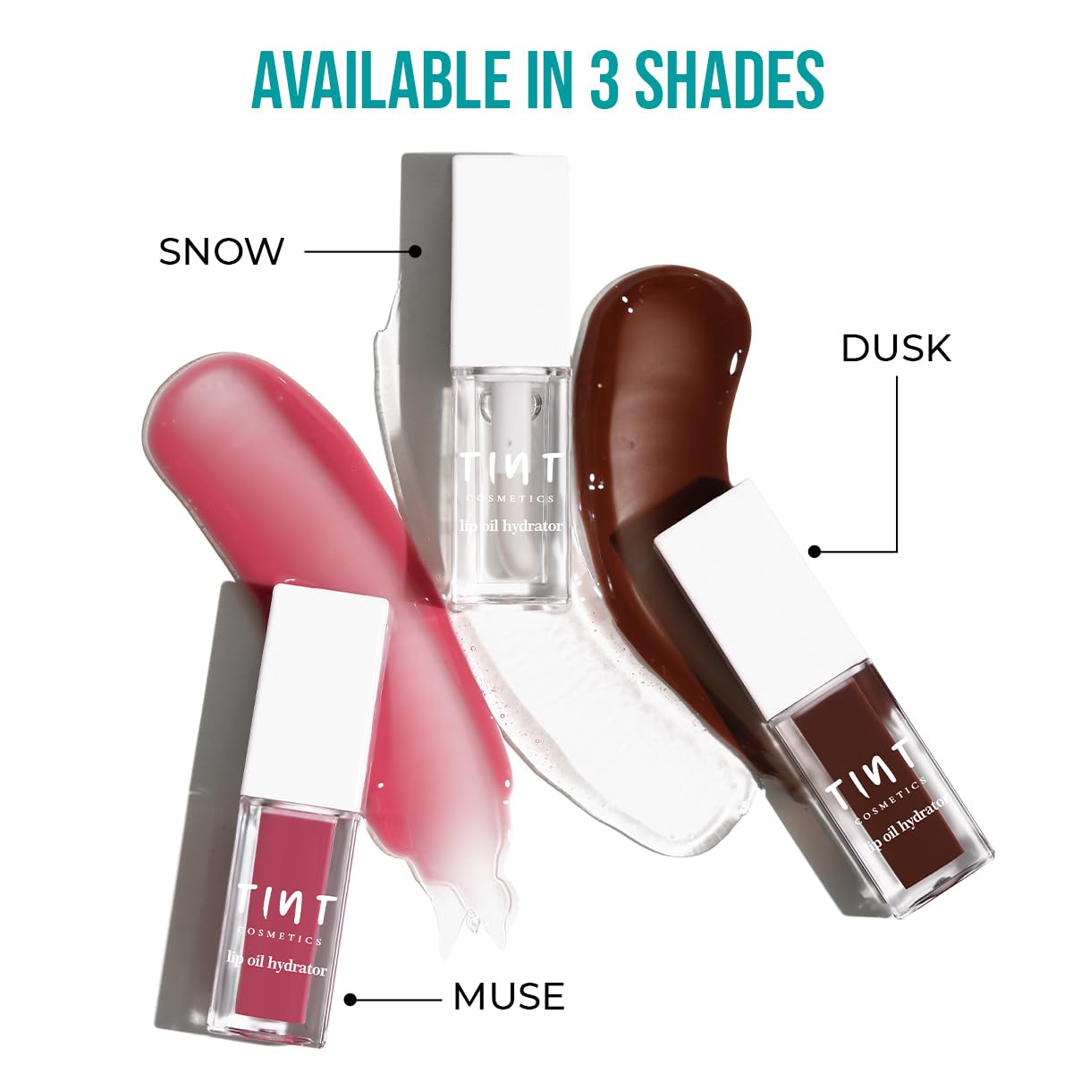 Tint Cosmetics 6ml Mauve Pink Soft Natural Instant Hydrate Lip Oil For Dry & Chapped Lips, Light Weight, Long Lasting, Non Sticky, Moisturization & Nourishment For Girls & Women (Dawn)