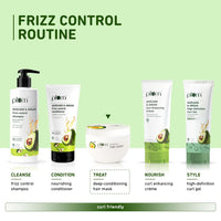 Plum Avocado NourishUp Hair Mask For FrizzFree Hair Contains Avocado Oil Argan Oil Shea Butter Hair Spa Treatment For Smooth Hair 100 Vegan, White, 250 gram