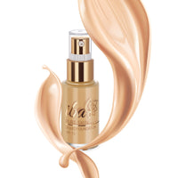 Iba Pure Skin Liquid Foundation - Sun Beige, 30ml | Full Coverage | Long Lasting | Lightweight | Oil Free Dewy Finish | SPF 15 | Halal Certified & Vegan Makeup