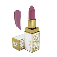 Just Herbs Natural & Organic Herb Enriched Ayurvedic Creamy Matte Lipstick For Dry & Chapped Lips- Paraben & Chemical Free Lipstick (Bright Pink, Shade no. 3)