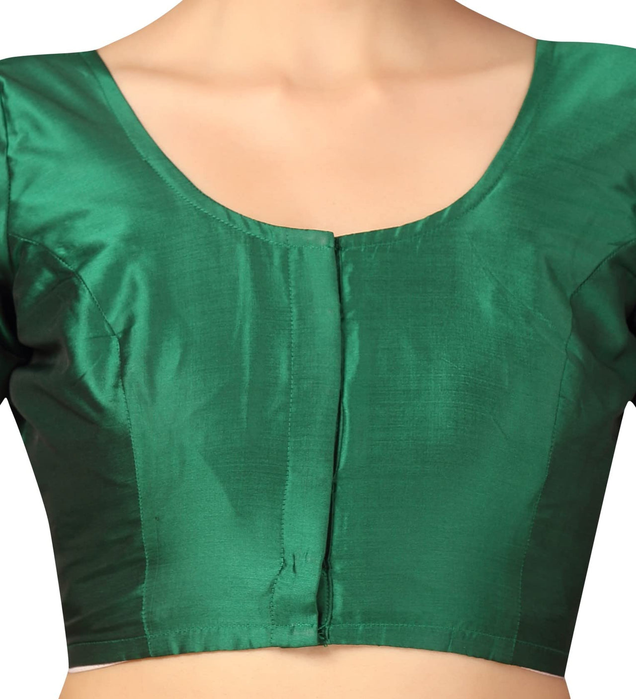 X3 Women's  Polyester Short Sleeves Silky Saree