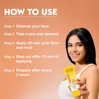 Jovees Herbal Sun Aqua Gel SPF 50 PA+++ | Lightweight, Water-Like Texture | 1% Hyaluronic Acid | Non-Greasy, No White Cast | Perfect for Oily & Combination Skin 30g