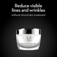 Olay Regenerist Revilatising Hydration Cream with SPF 15 | Hydrated, Plump, Bouncy Skin | With Hyaluronic Acid, Niacinamide and Peptides | Normal, Oily, Dry, Combination Skin | 50g