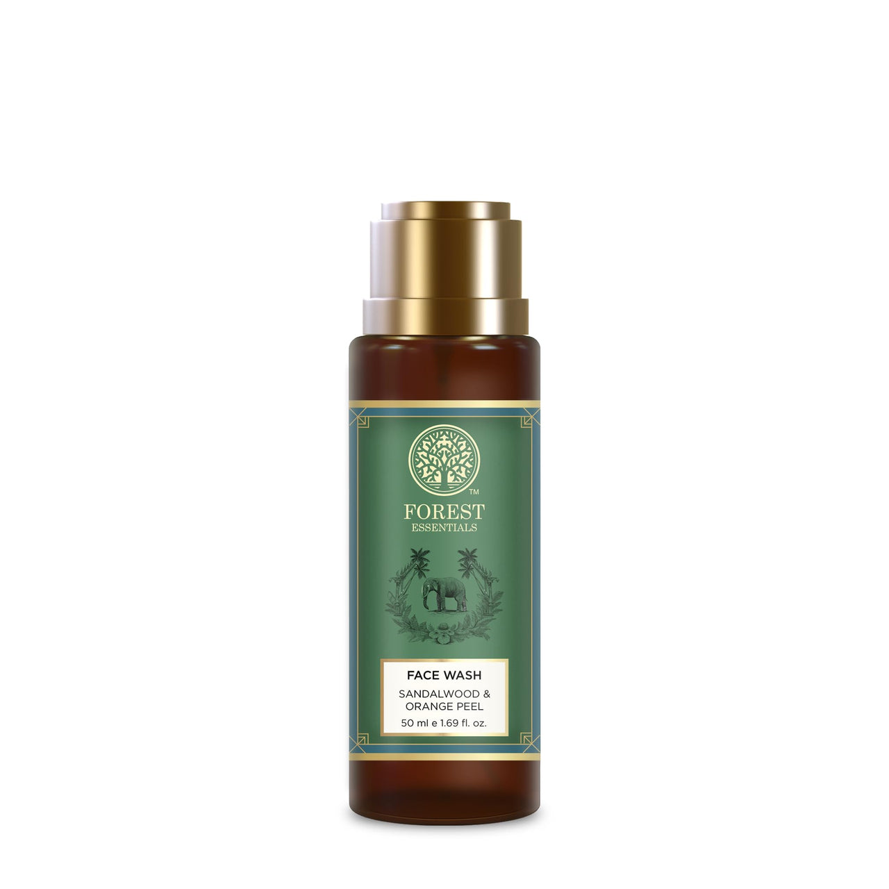 Forest Essentials Essentials For Him, Sandalwood & Orange Peel Spray Luxurious Gift Set For Men With Face Wash, Face Moisturizer, Special Occasion And Birthday Gift For Him, 3 Piece Gift Set