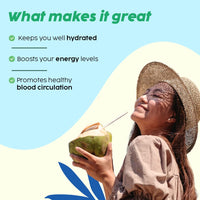 PLIX - THE PLANT FIX Tender Coconut Water Premix Powder Pack of 30 Sachets with Natural Electrolytes for an Instant Energy fix and easy Digestion, Nariyal Paani for Daily Hydration & Healthy Skin