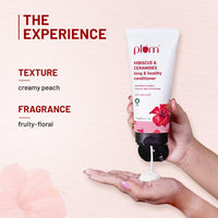 Plum Hibiscus & Ceramides Conditioner | Nourishing Formula with Shea Butter | Smoothens & Strengthens Hair | Prevents Split Ends | 100% Vegan & Cruelty-Free | 175g