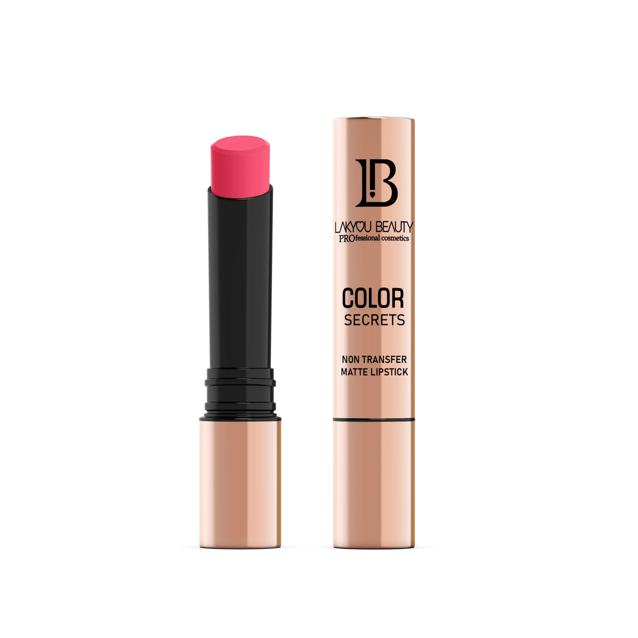Lakyou Beauty Color Secrets Matte Lipsticks | Non transfer matte lipstick transfer proof formula that lasts up to 24 hours (Mehroon)