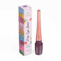 Whimsy Safe, Organic, Water Washable Pop Eyeliner for Girls|Matte Finish Liquid Eye Liner for Girls|Long Lasting Eye Makeup|Safe Eye Makeup for Kids|Smudge-proof|Quick Drying Eyeliner (Purple)