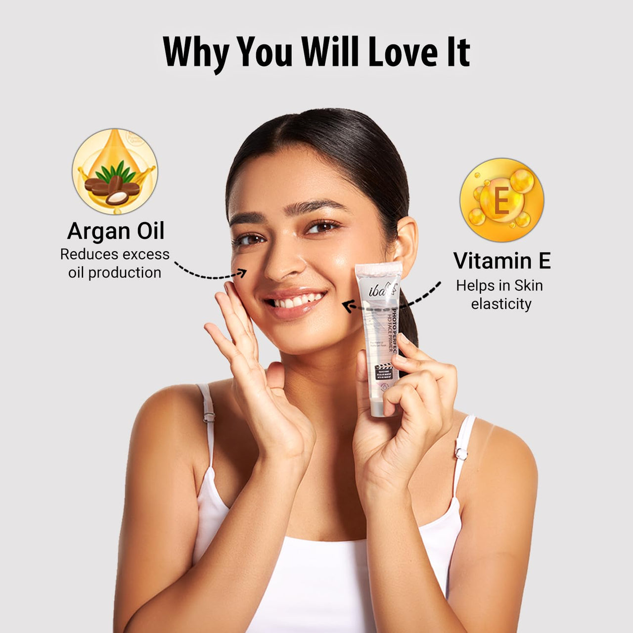 Iba Photo Perfect Hd Face Flawless Finish Primer Transparent 35g | Matte Gel Based Light Weight Formula | Fills Pores & Fine Lines | Provides Radiant & Smooth Finish | Makes Makeup Last Longer | Halal Certified & Vegan Makeup