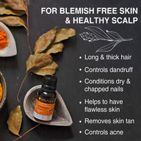 Soulflower Turmeric Essential Oil, 15ml | Skin Acne, Healthy Hair, Scalp, Aromatherapy | 100% Pure, Natural & Undiluted Premium Essential Oil