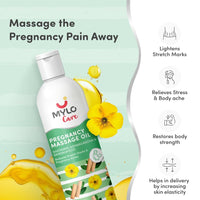 Mylo Ayurvedic Pregnancy Massage Oil - Dhanwantaram Thailam For Pregnant & Nursing Mothers for Daily Massage & Pain Relief, (200ml)