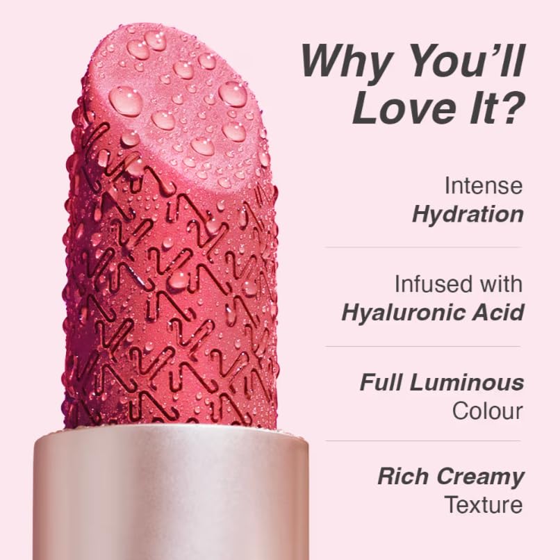 Kay Beauty Hydra Creme Hydrating Full Coverage Lipstick with Hyaluronic Acid - Grace (3.6g)