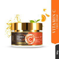 Khadi Natural Vitamin C Face Cream | Hydrating Face Cream | Face Cream for Reducing Dark Spots |Protect dull and aging skin| Powered Botanics | Suitable for All Skin Types | 50gm