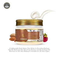 Khadi Natural Khadi Natural Almond & Kokum Body Butter 200Gm| Deeply nourishing|With Shea butter | All day hydration|Suitable for All Skin Types