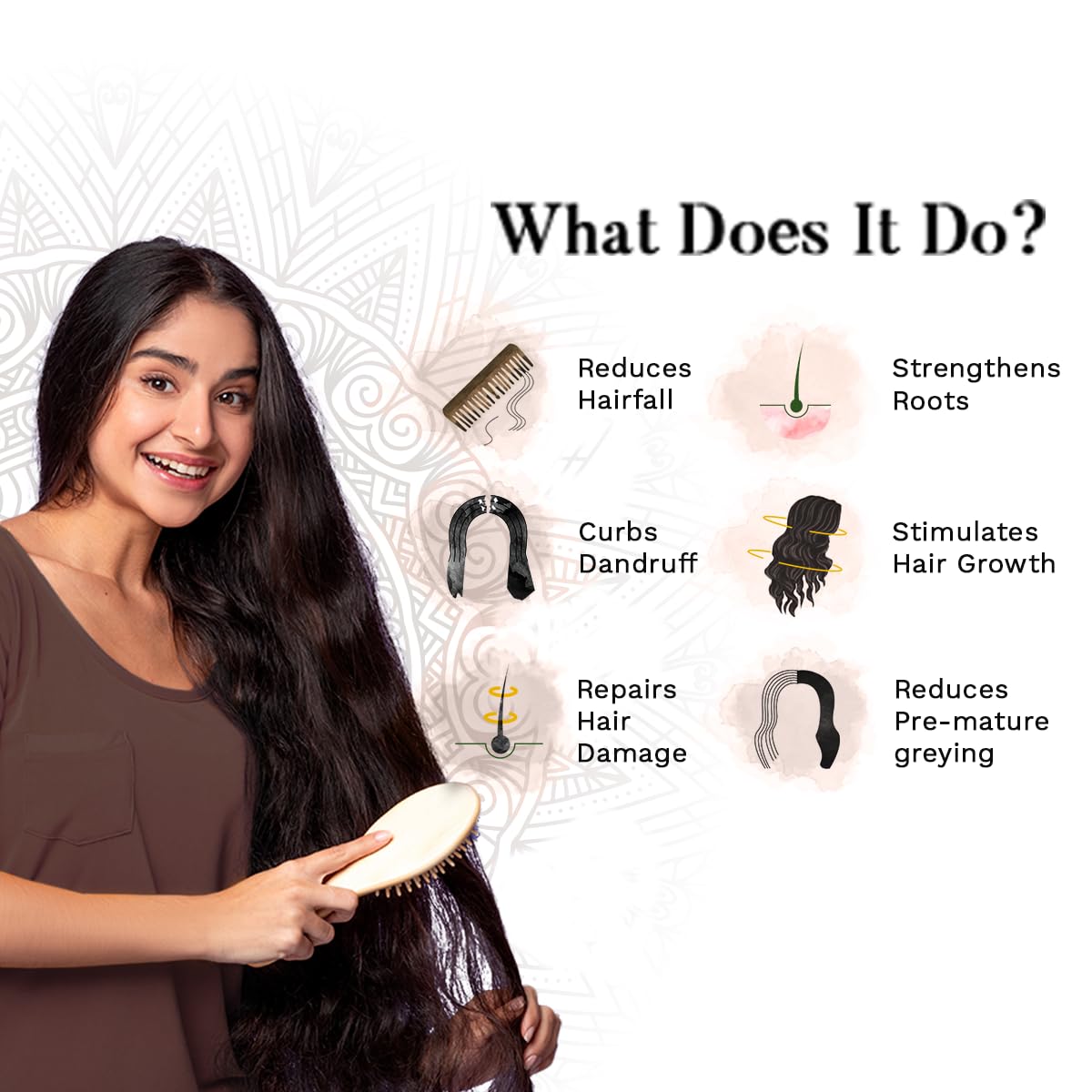 SESA Ayurvedic Strong Roots Hair Oil 100 Ml Hair Strenghtening Reduces Hairfall No Mineral Oil Hair Oil For Women And Men