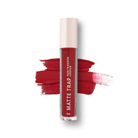 Hilary Rhoda Matte Trap Liquid Lipstick | Non-Transfer & Waterproof Lipstick | 8-Hour Long Stay | Non-Drying Formula | 5ml (Ambitious Red - Shade 21)
