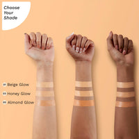 Pilgrim Almond Glow 3-In-1 Medium BB Cream SPF 50 PA++++ With Niacinamide, Hyaluronic Acid & Vit C For All Skin