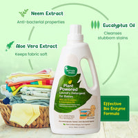 Mother Sparsh Plant Powered Baby Liquid Detergent Refill Pack 500ml With Natural Baby Liquid Bottle Cleanser Refill Pack 500ml