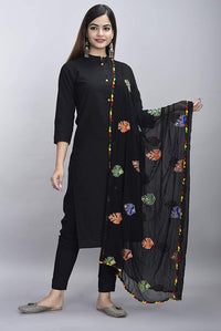 DIAMO Women's  Phulkari Chiffon Dupatta