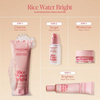 The Face Shop Rice Water Bright Vegan Cream with Ceramide, Niacinamide & Hyaluronic Acid | Brightens Skin, Fades Blemishes & Acne Marks | Korean Skin Care | 50ml