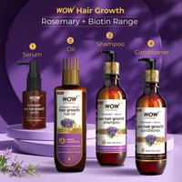 WOW Skin Science Rosemary Pro Hair Growth Serum| Stimulates Hair Growth| Strengthens Roots | Adds Volume | Gives Fuller Looking Scalp| Powered By Rosemary, Redensyl, Anagain, Biotin & Baicapil | 30ml