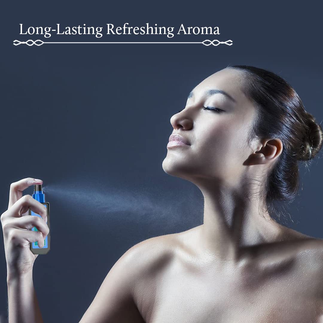 Blue Nectar Body Mist for Women and Men. Long Lasting Uplifting Body Spray with Himalayan Rose and Cardamom (100ml)