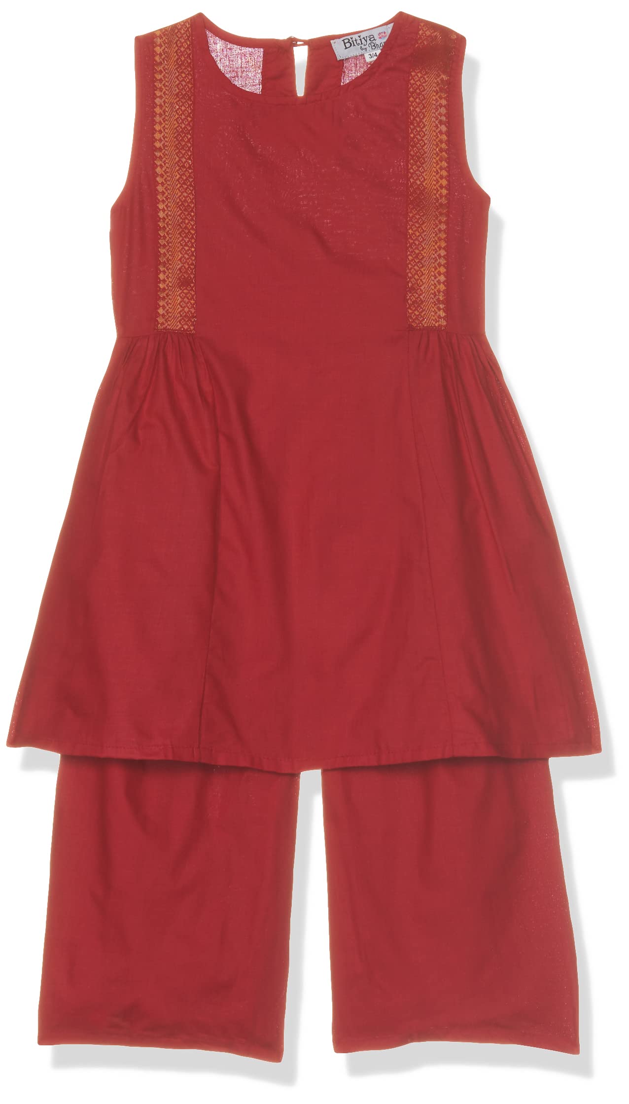 Bitiya By Bhama Girls Kurta & Palazzo 9 Years-10 Years