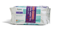 Himalaya Gentle Baby Wipes (72 Count, Pack of 3), White