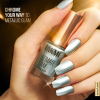 Lakmé Chrome Nail Paint Metallic Finish, Mint 6ml