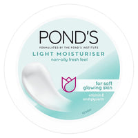 POND'S Light Face Moisturizer 200 ml|| Daily Lightweight Non-Oily Cream with Vitamin E for Soft Glowing Skin|| SPF 15 - With Vitamin C & Niacinamide