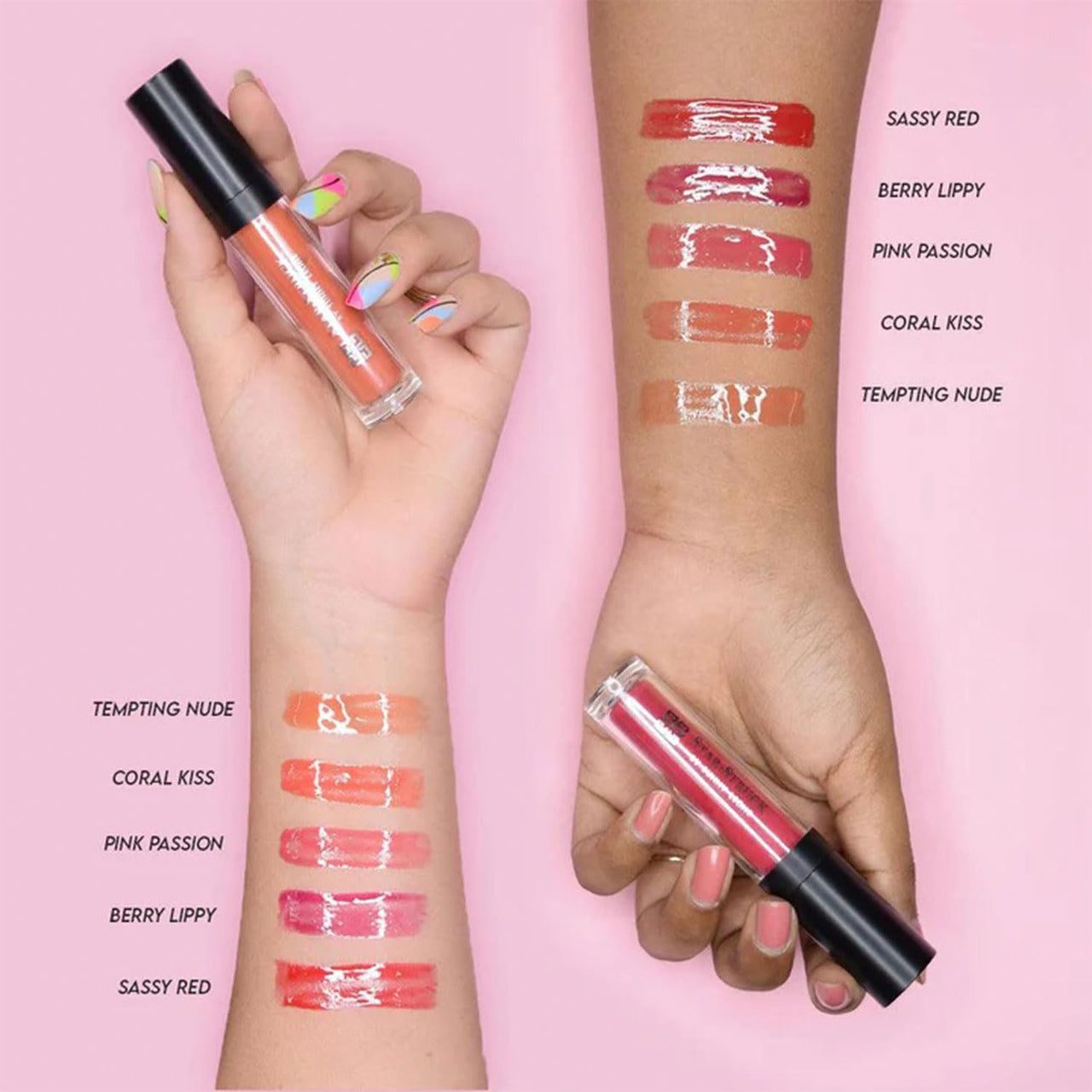 STARSTRUCK BY SUNNY LEONE Glossy Lip Tint For Women, Berry Lippy | Glossy Lipstick, Non Sticky, Hydrating, Light Weight & Long Lasting | With Jojoba Oil & Shea Butter