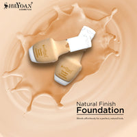 Shryoan Flawless Powder Foundation | Long Lasting, Silky Touch, Full Coverage, Natural Finish & Waterproof (30g)