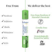 Softsens Baby Natural Mosquito Repellent Fabric Roll-On - 8ml | Non-Sticky Mosquito Repellent With Upto 8 Hrs Protection | Paediatrician Certified, Pack of 1