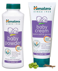 Himalaya Baby Powder (400g) & Himalaya Baby Cream, 200ml