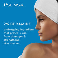 L’SENSA Moisturizer for Face (Pack of 2) |For Oily & Dry Skin |Advance Formulation 2% Ceramide & 1% Hyaluronic Acid-Get Flawless & Glowing Skin | Lightweight Cream For Women & Men | Non Sticky | 50 G