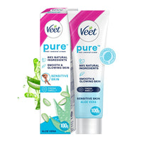 Veet Pure Hair Removal Cream for Women For Sensitive Skin - 100g | Suitable for Legs, Underarms, Bikini Line, Arms
