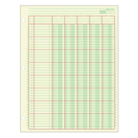 Adams Columnar Analysis Pad, 5 Column Ledger, 8.5