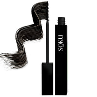SOKU Lush Laminate Volume Intense Jet Black Mascara Volumizing | Waterproof Smudge Proof | Long Lasting Up to 18 Hours | Infused with Jojoba Oil & Almond Oil for 2X Instant Volume - 8 ml