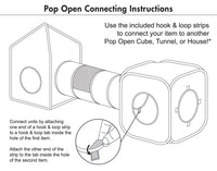 Kitty City Pop Open Jungle Combo,Collapsible Cat Cube, Play Kennel, Cat Bed, Tunnel, Cat toys
