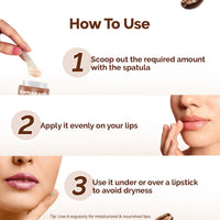 Mamaearth Cocoa Moisture Therapy Lip Balm for Dry & Chapped Lips 15 g|Heals, Brightens|Glossy Finish|Coconut Oil, Cocoa Butter, Vitamin E, Ceramides, Kojic Acid|100% Free of Petroleum Jelly