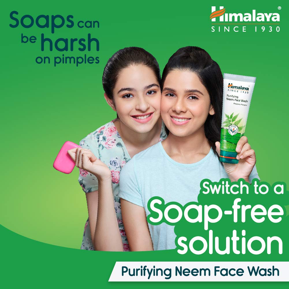 Himalaya Herbals Purifying Neem Face Wash, 200Ml And Himalaya Herbals Purifying Neem Scrub, 100Gm
